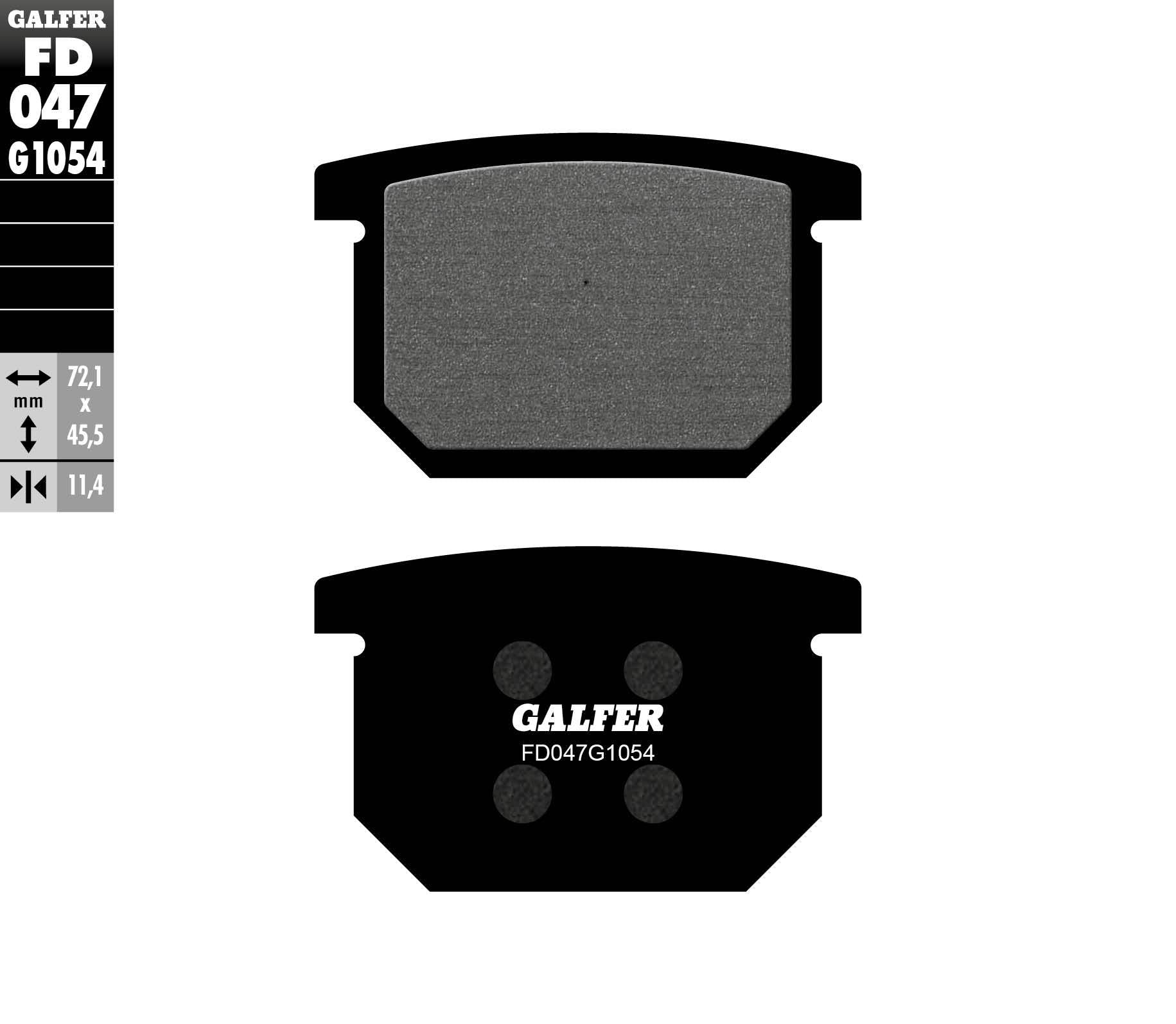 FD047G1054 SEMI-METALLIC COMPOUND