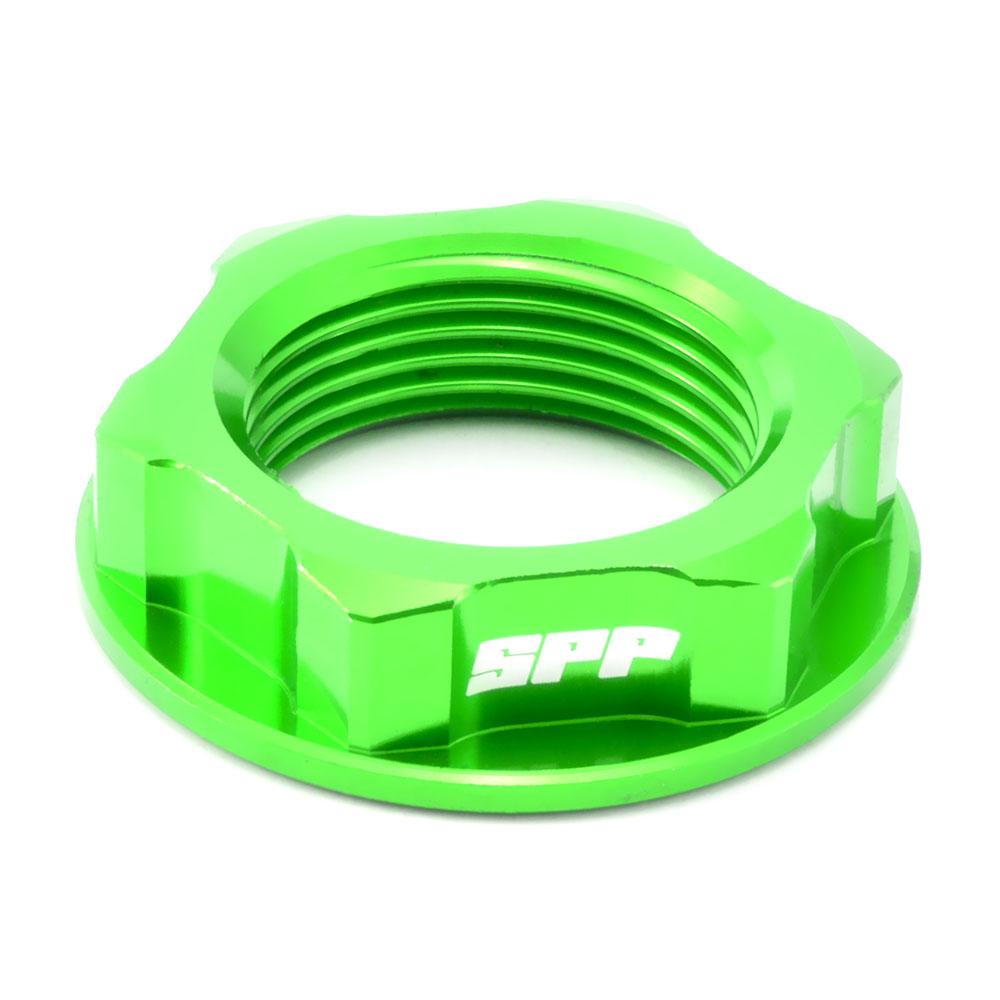 Spp Steering Stem Nut Kawasaki Kx125-250 Suzuki Drz400 Green
