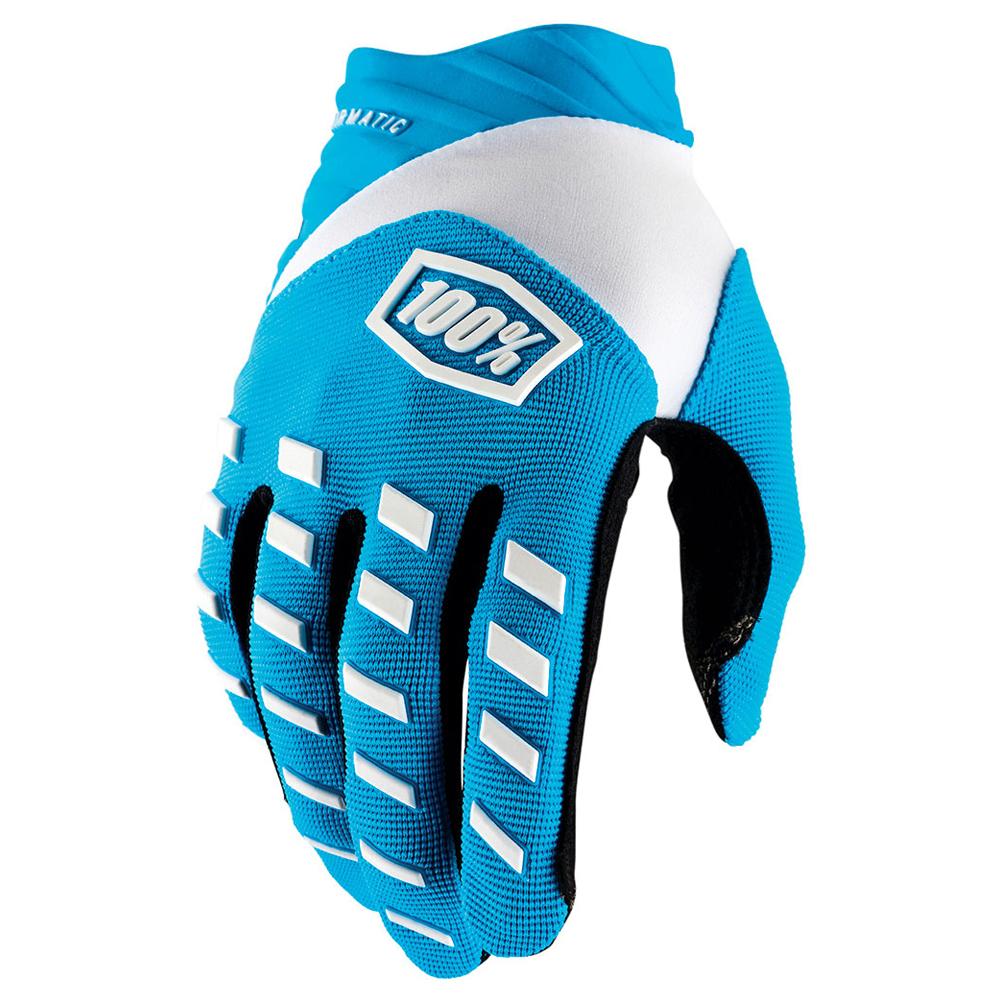 100% Airmatic Blue Gloves