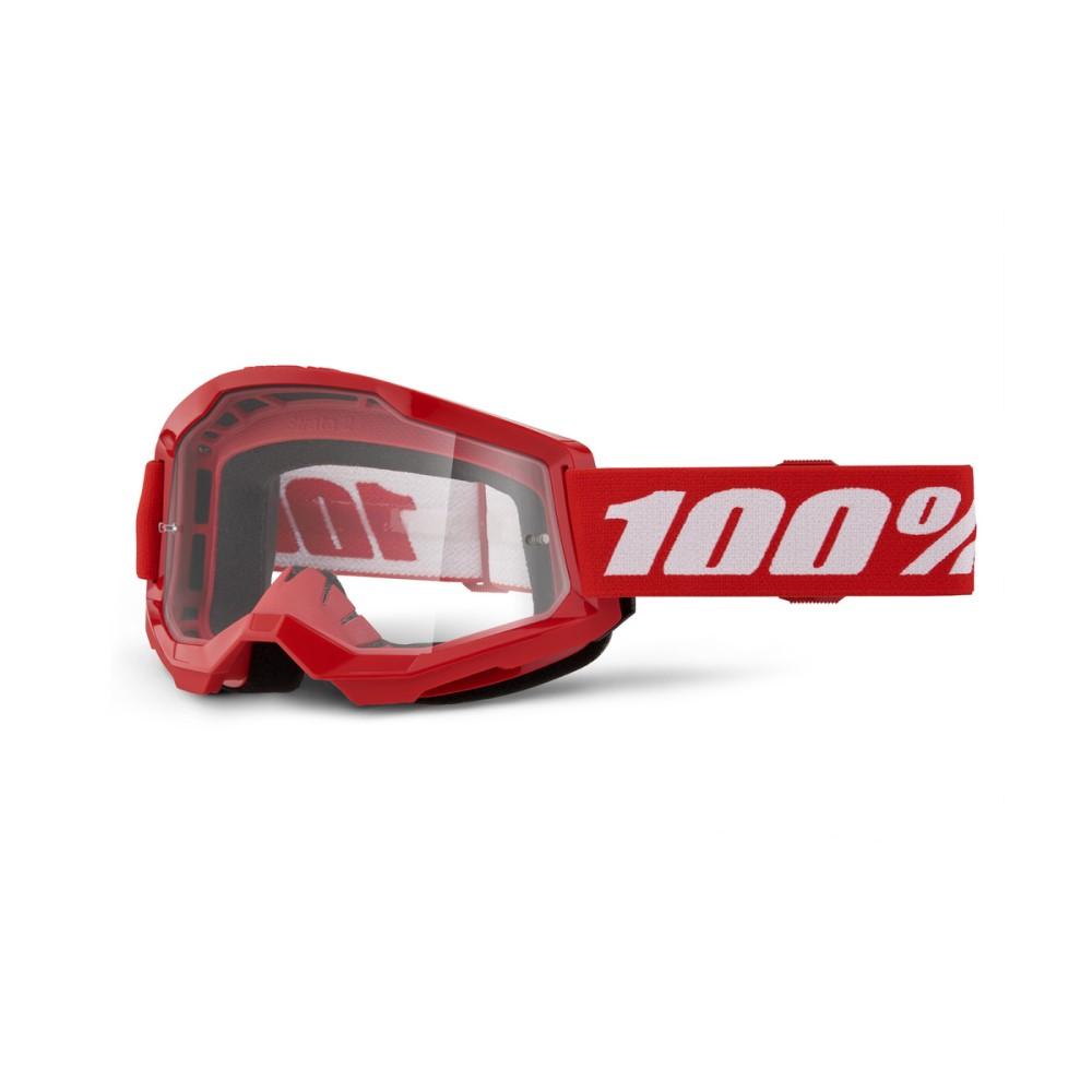 100% - STRATA 2 JUNIOR GOGGLE RED
