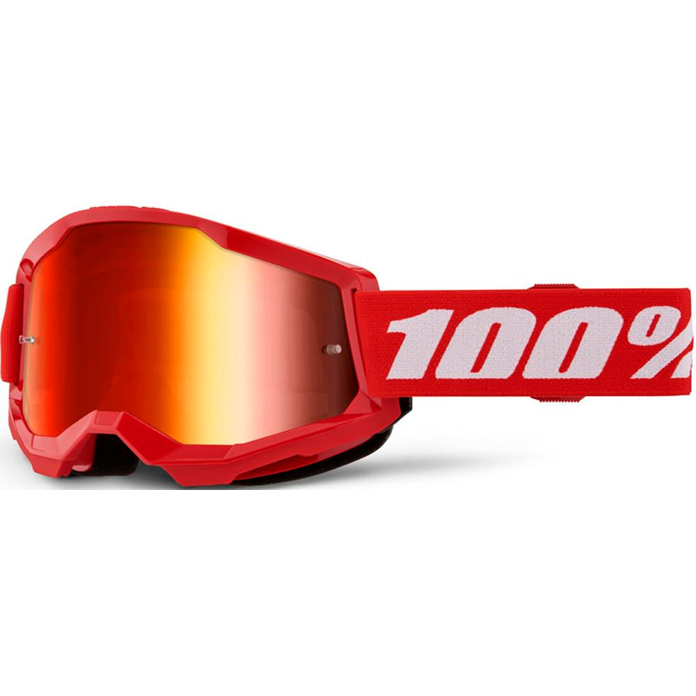 100% - STRATA 2 JUNIOR GOGGLE RED
