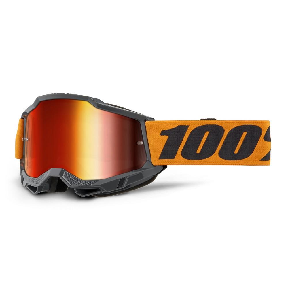 ONE-50014-00041 ACCURI 2 Goggle Orange - Mirror Red Lens
