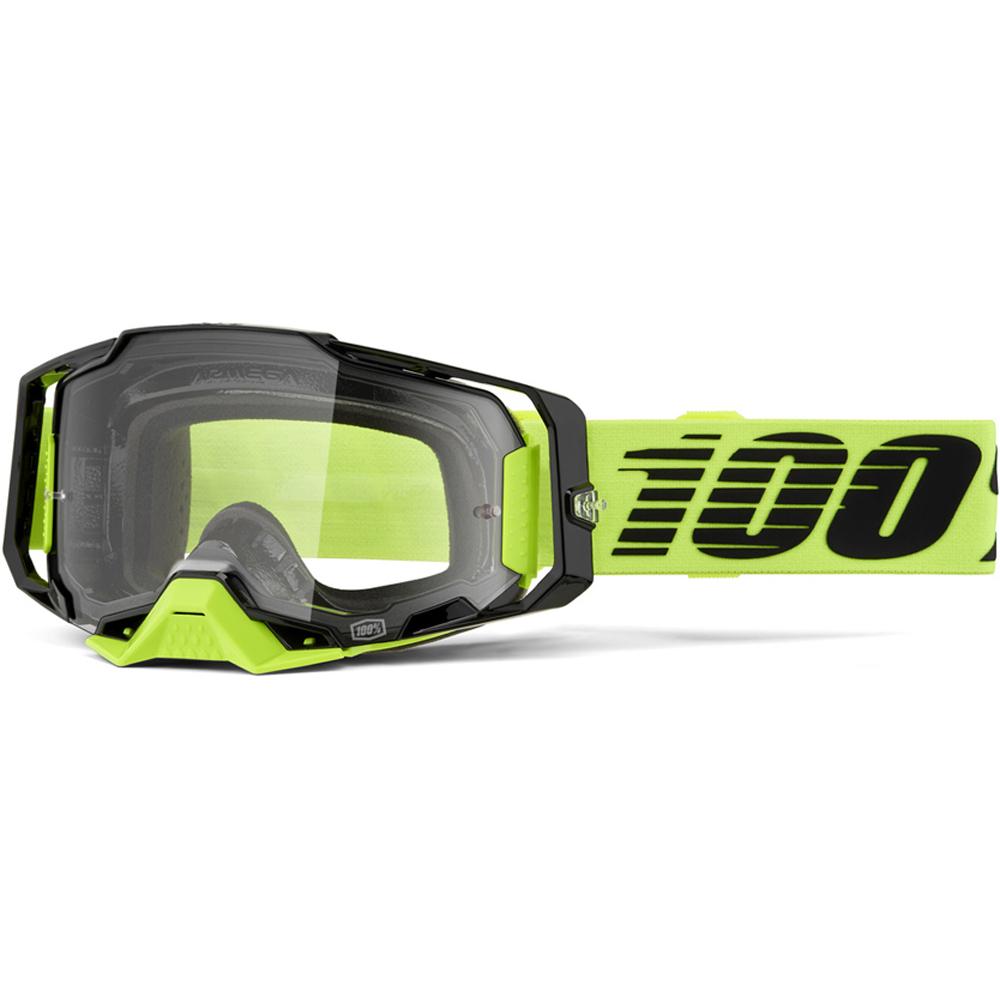ONE-50004-00032 ARMEGA Goggle Neon Yellow - Clear Lens
