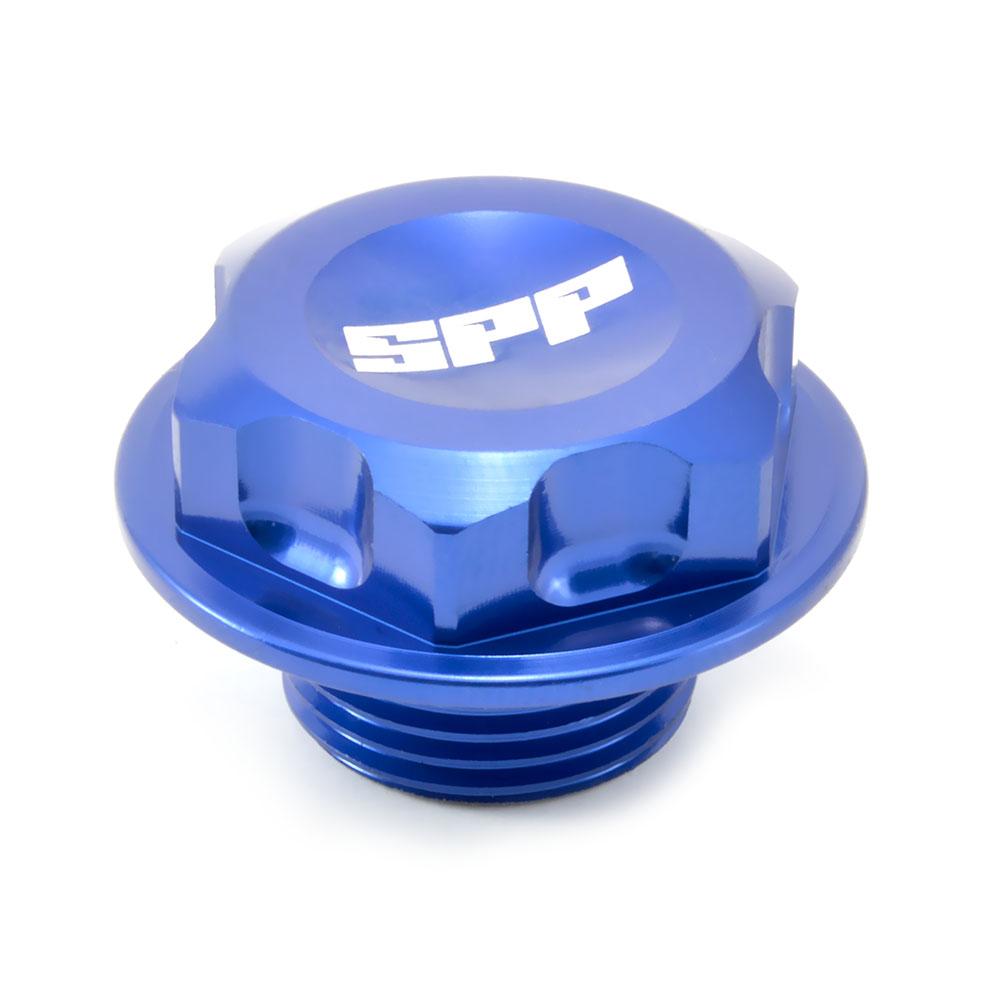 Spp Steering Stem Nut Blue