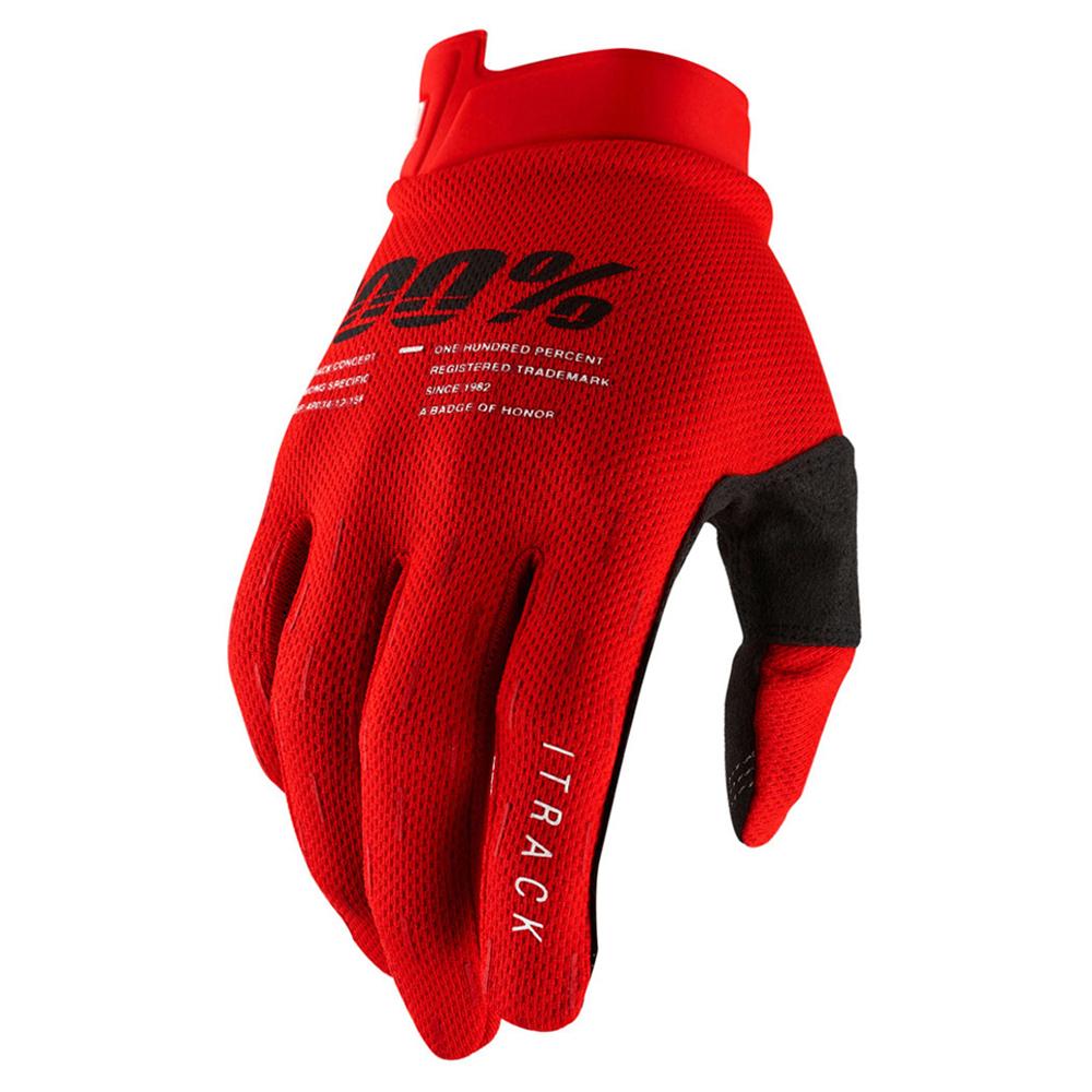 100% iTrack Glove Red