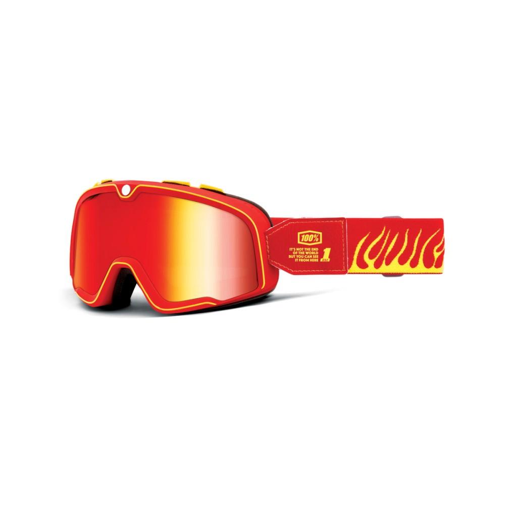 ONE-50000-00011 BARSTOW Goggle Death Spray-Mir Red Lens