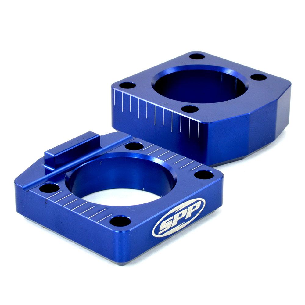 Spp Axle Block Various Yamaha 09 Blue