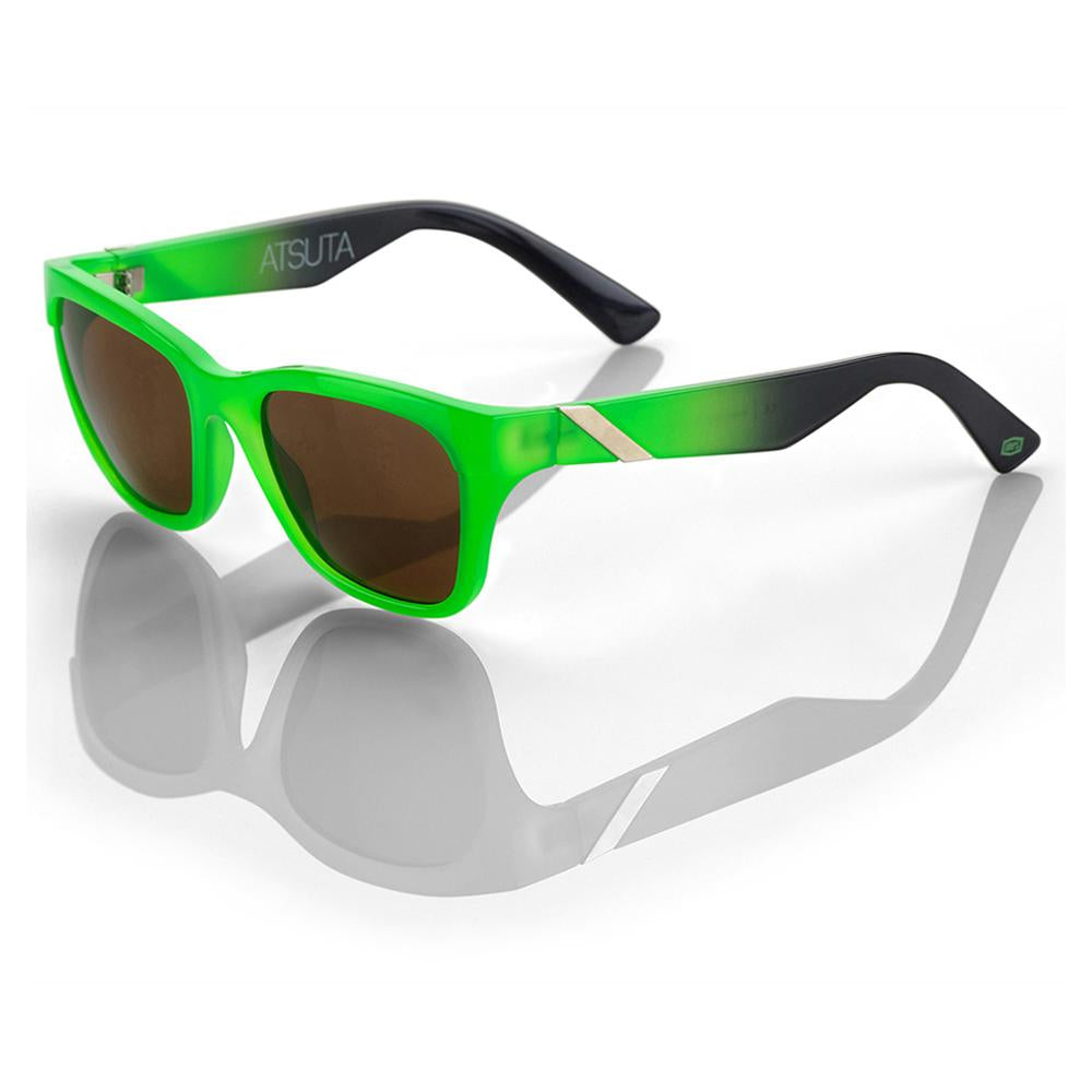 ONE-60004-077-01 ATSUTA SUNGLASSES NEON GR/BLK BRONZ