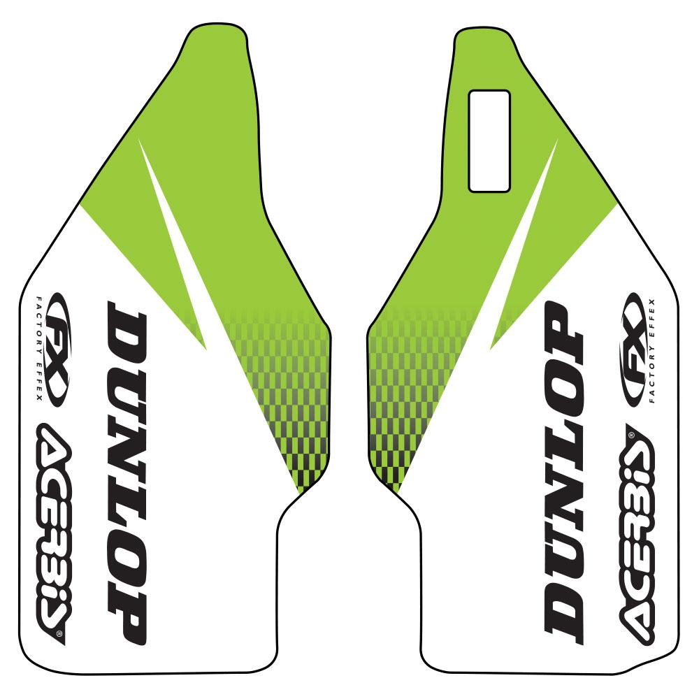 14-40156 KX125/250 04-06 FORK GUARDS