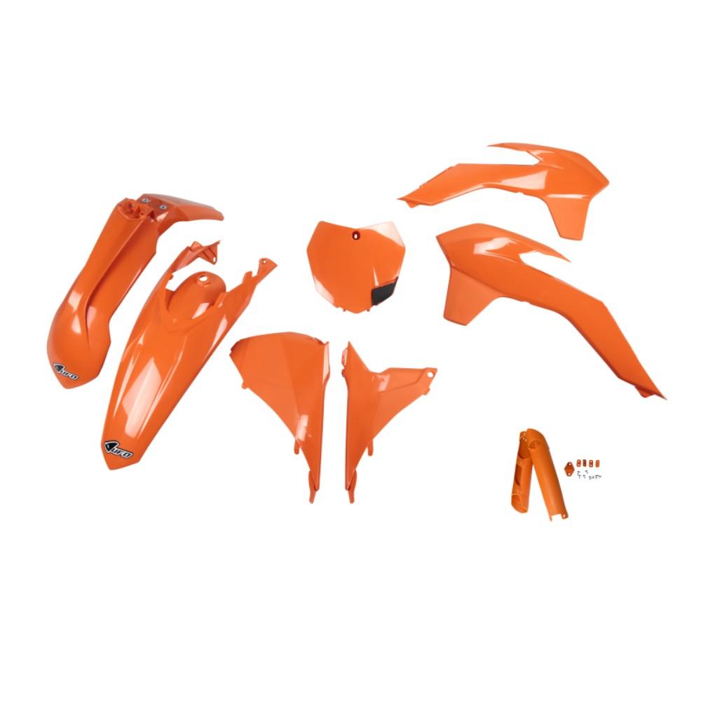 UFO-KTKIT515F@127 Ufo Plastic Kits Ktm 125/150/250/350SXF/350SXF/450SXF 13-14