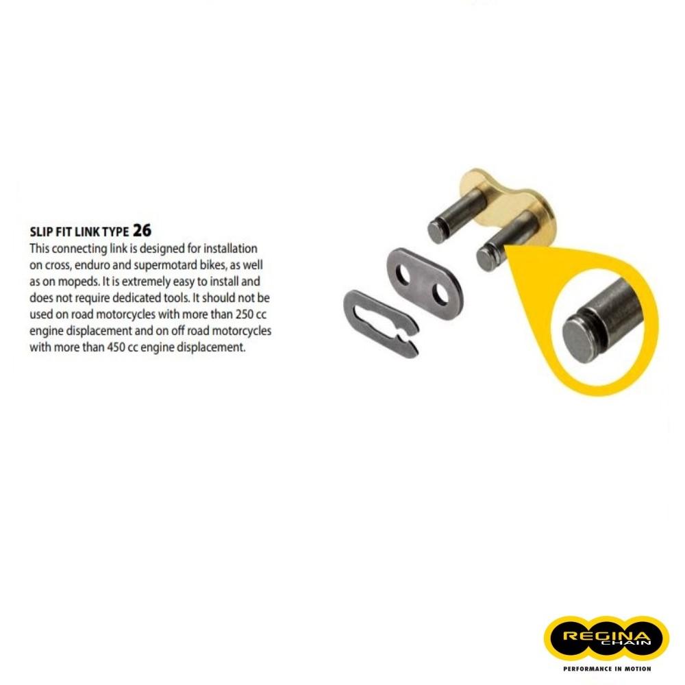 Reg-26/135Rh2 Regina Connecting Link (Clip Link)