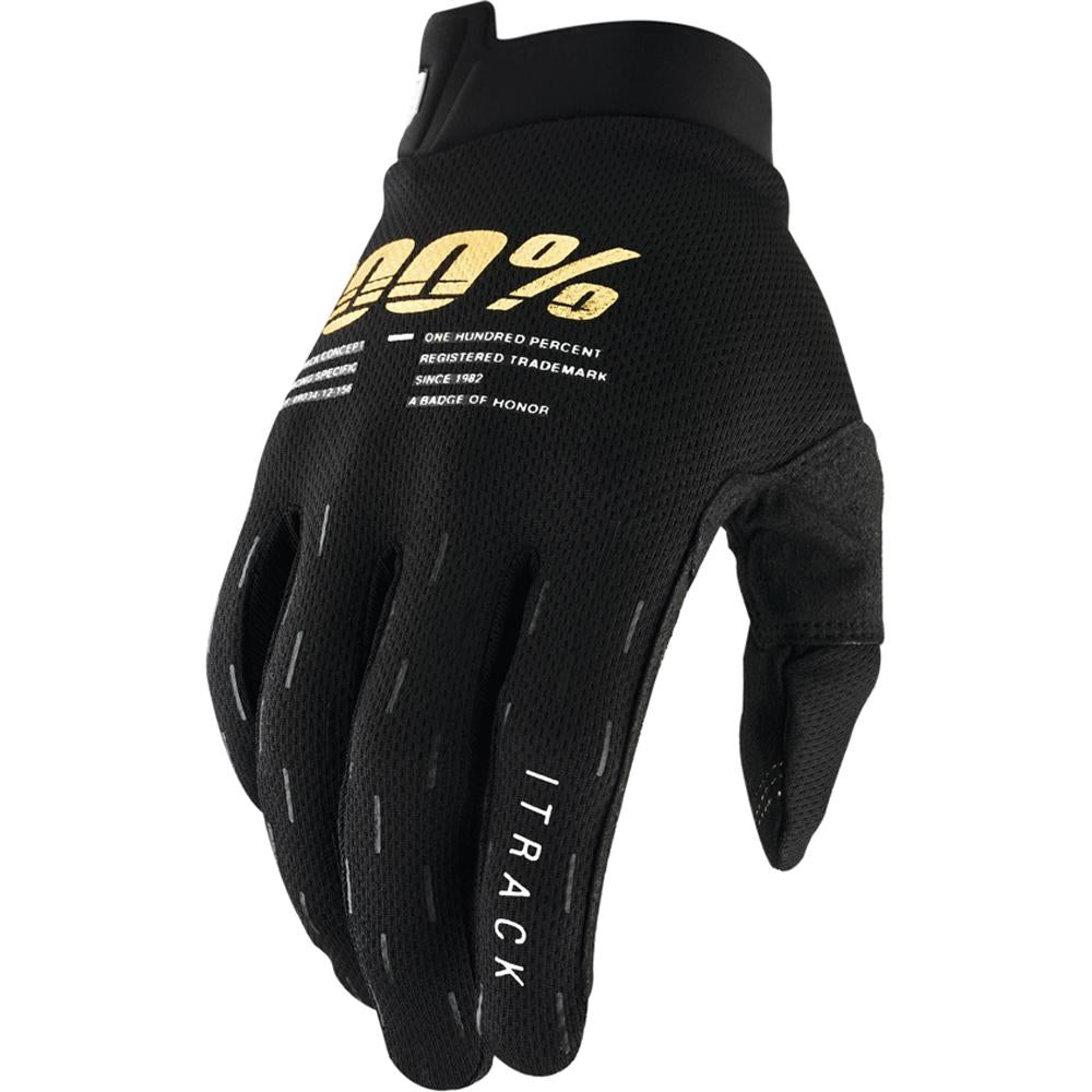 100% iTrack Glove Black