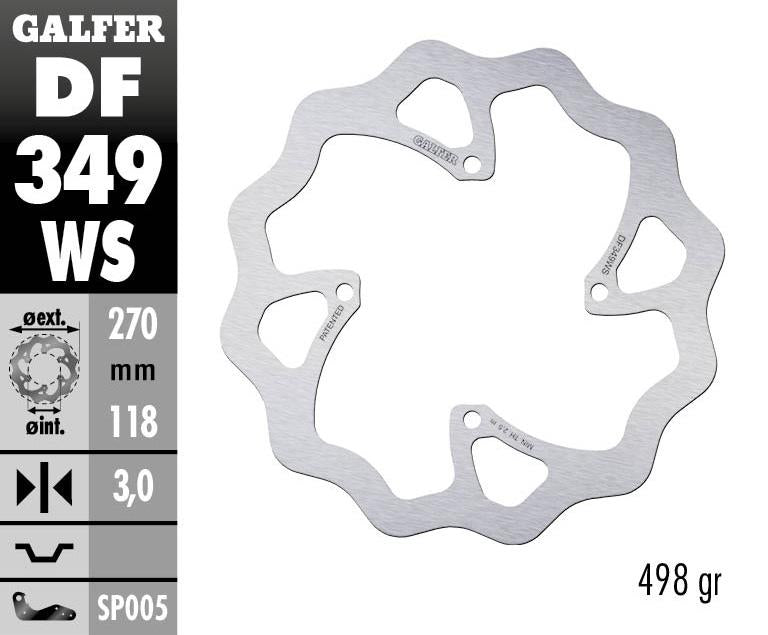 DF349WS OVERSIZED SOLID MOUNT ROTOR