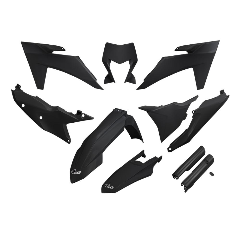 UFO-KTKIT530F@001 Ufo Plastic Kits Ktm 150TPI/250EXC/250EXCF/300EXC/350EXCF/450EXCF/500EXCF 24-25