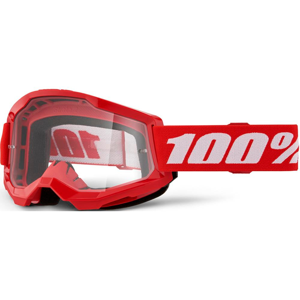 100% - STRATA 2 GOGGLE RED