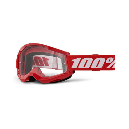 100% - STRATA 2 JUNIOR GOGGLE RED