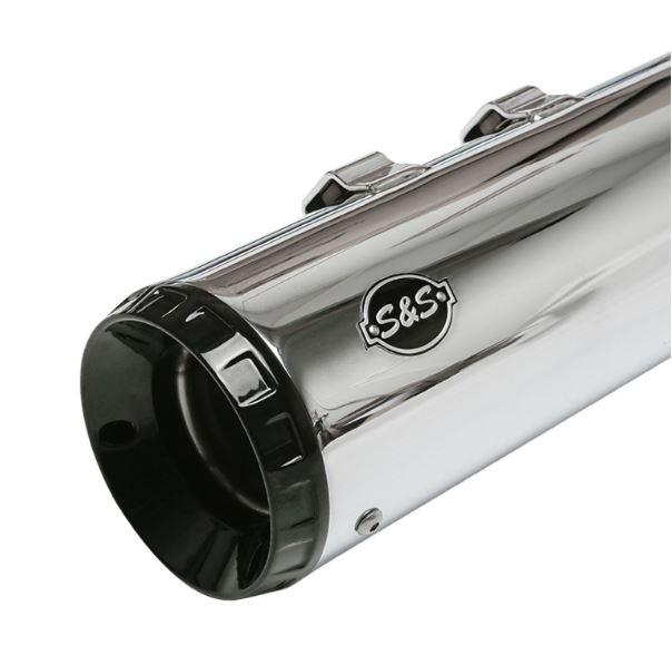 S&S Grand Nat Chrome Mufflers M8 Heritage/Deluxe