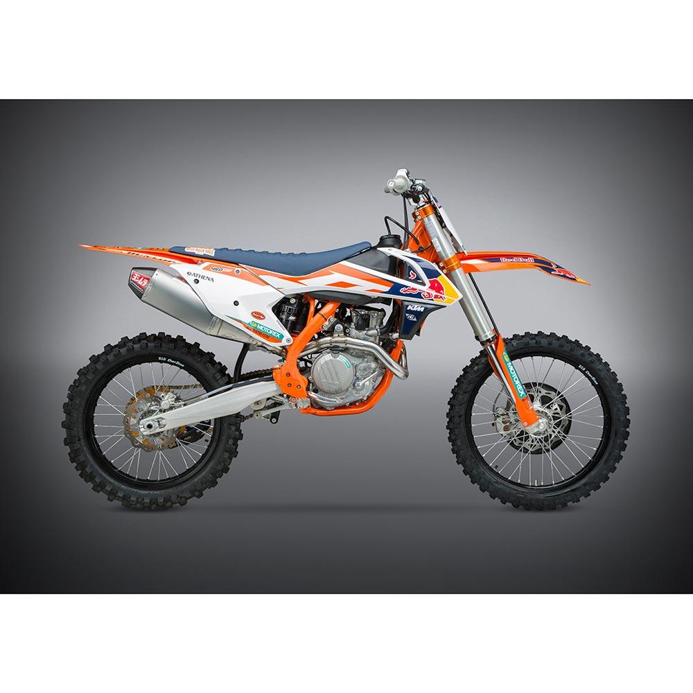 Yoshimura Ktm 450 Sx-F 2016-18 Rs4 Fs Ss-Al-Cf