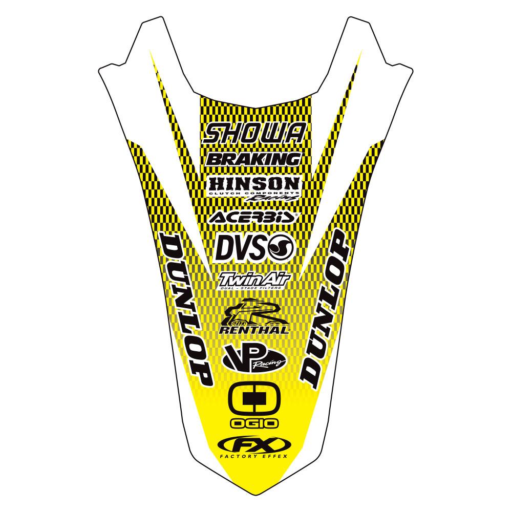 14-32422 RMZ 250 04-06 REAR FENDERS