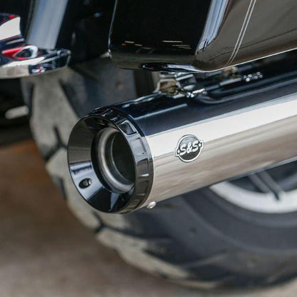 S&S Grand Nat Chrome Mufflers M8 Heritage/Deluxe