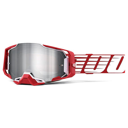 100% - ARMEGA GOGGLE OVERSIZED DEEP RED