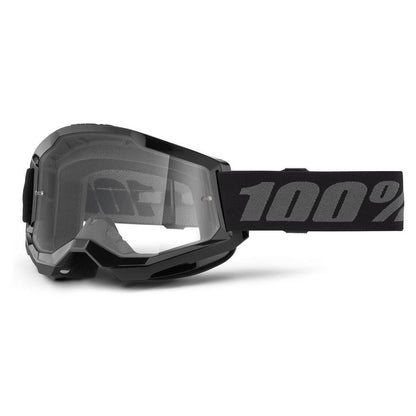 100% - STRATA 2 JUNIOR GOGGLE BLACK