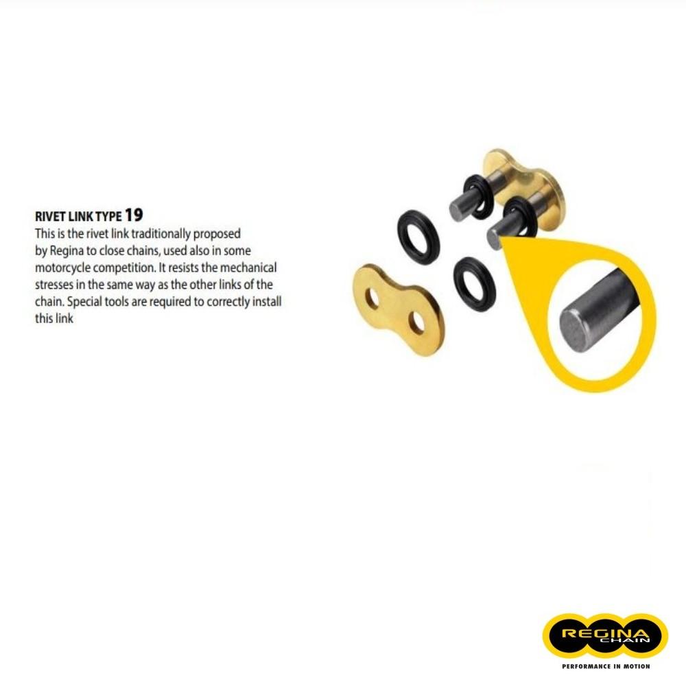 Reg-19/137Zrt Regina Connecting Link (Solid Pin)