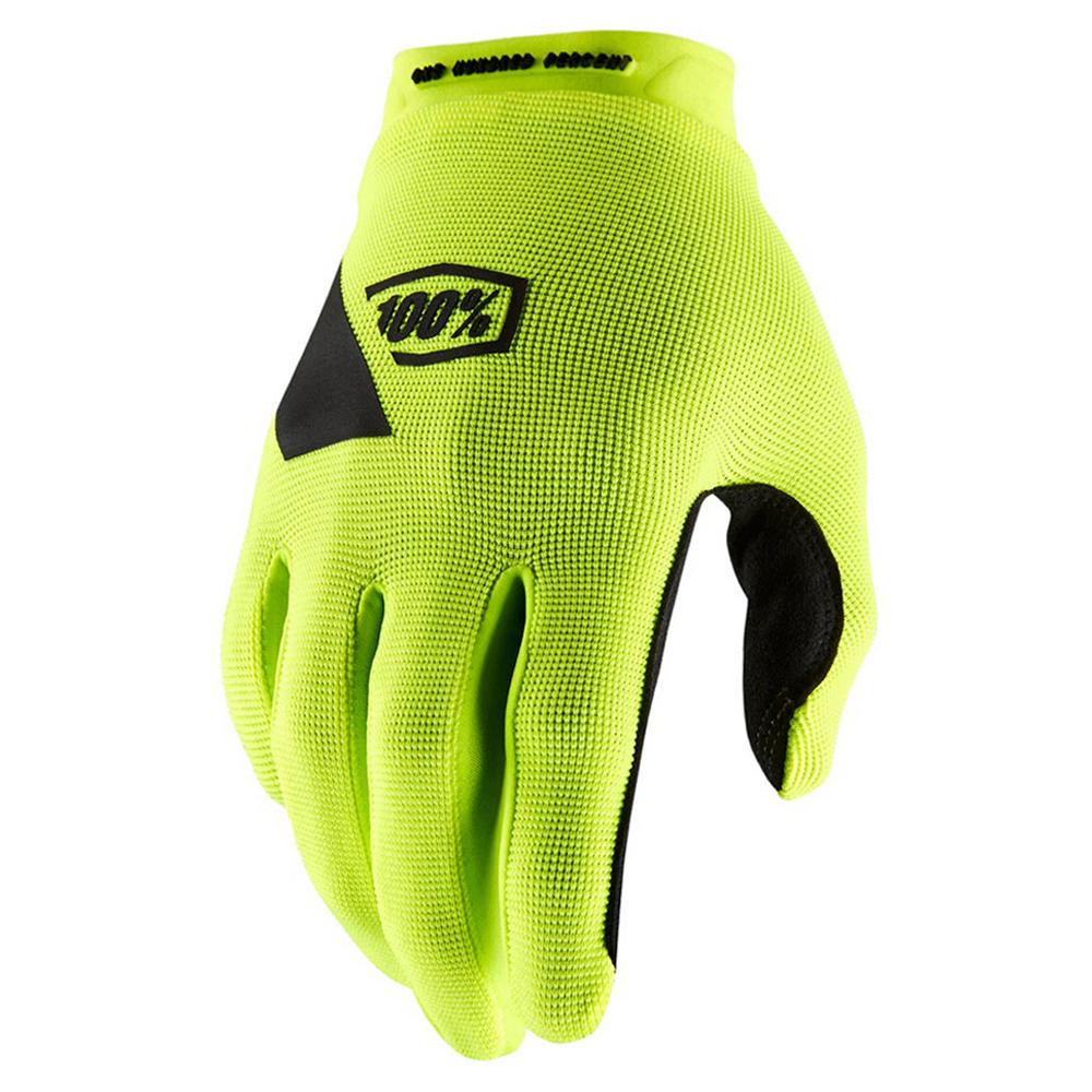 100% RideCamp Glove Yellow