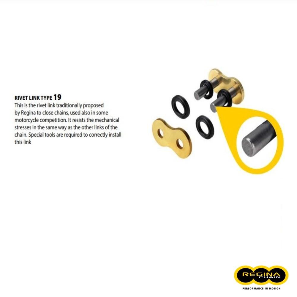 Reg-19/137Zra Regina Connecting Link (Solid Pin)