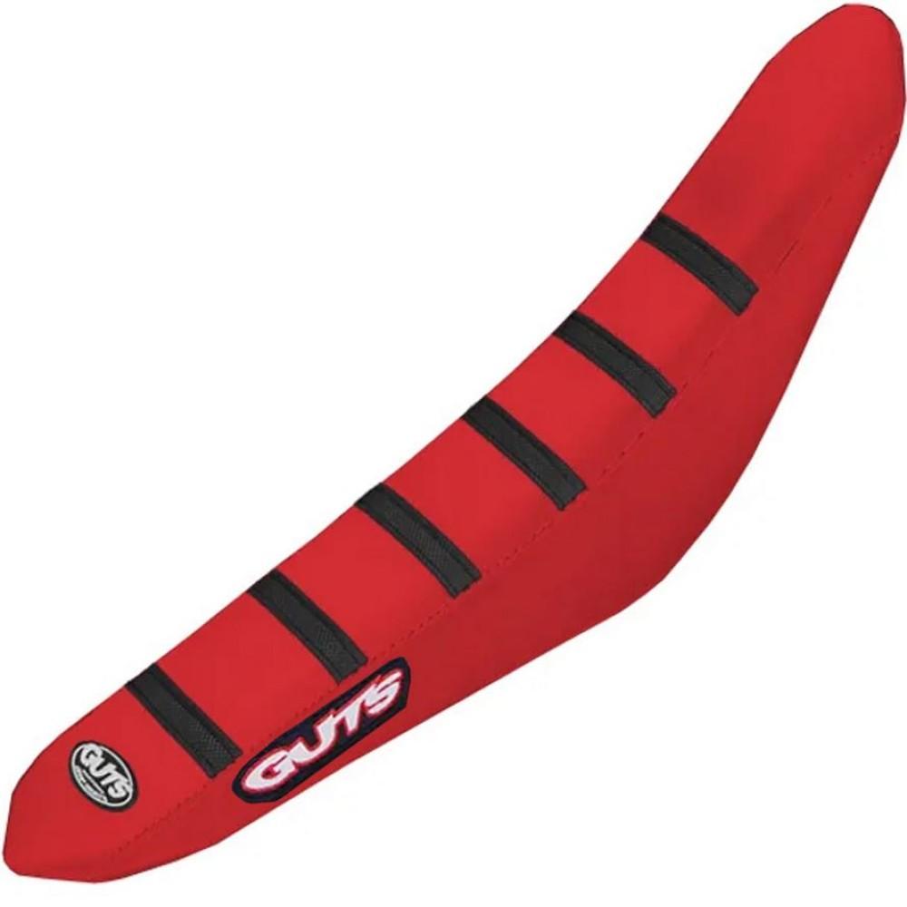 Guts Racing Honda CRF250-450R 21-24 Gripper Ribbed Black/Red/Red Seat Cover
