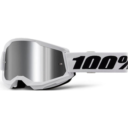 100% - STRATA 2 JUNIOR GOGGLE WHITE