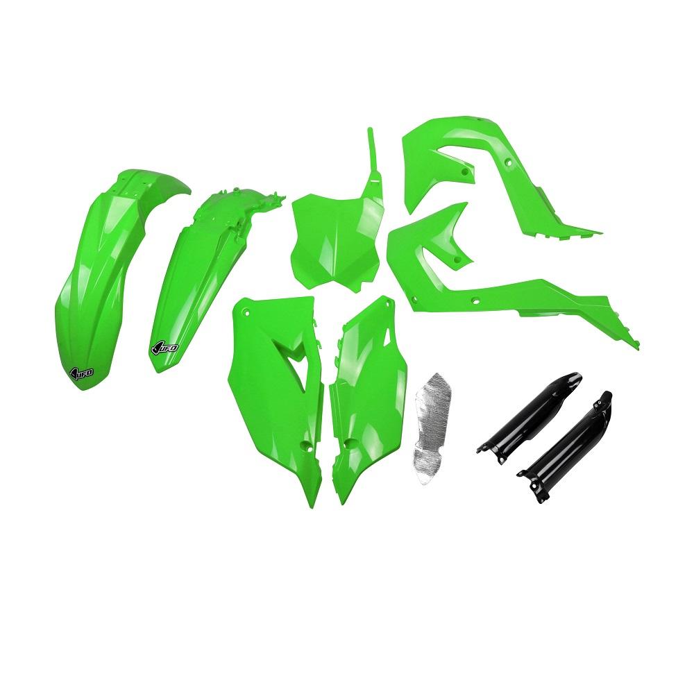 UFO-KAKIT227F@999A Ufo Plastic Kits Kawasaki KX250F 21-24/250X 21-24/450F 19-23/450X 21-23