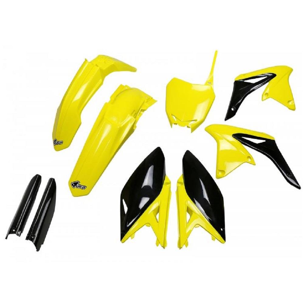 UFO-SUKIT416F@999K Ufo Plastic Kits Suzuki RMZ250 10-18