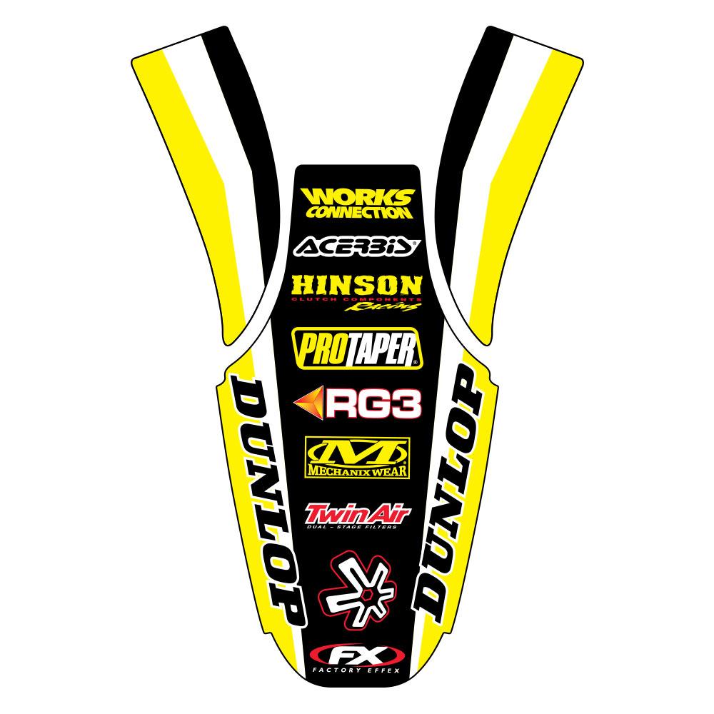11-32424 RMZ450 2008-10 REAR FENDERS