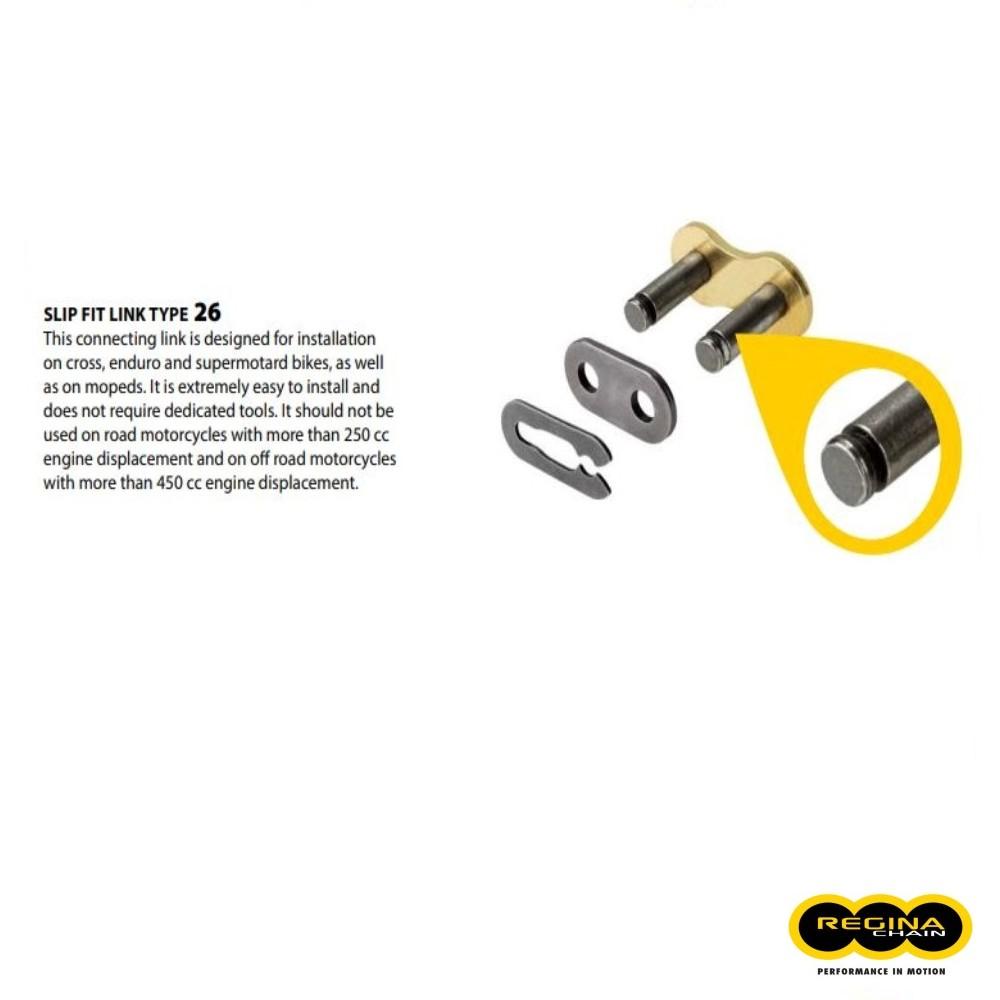 Reg-26/90Rh2 Regina Connecting Link 90Rh2 (Clip Link)