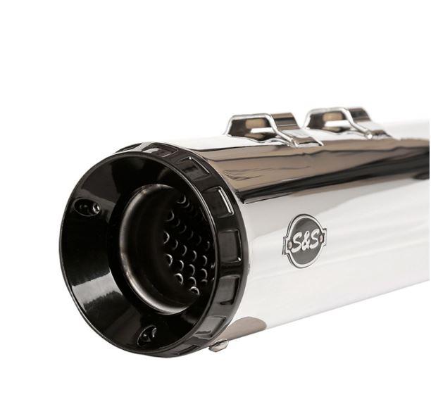 S&S Grand Nat Chrome Mufflers M8 Heritage/Deluxe