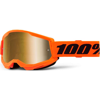 100% - STRATA 2 GOGGLE NEON ORANGE