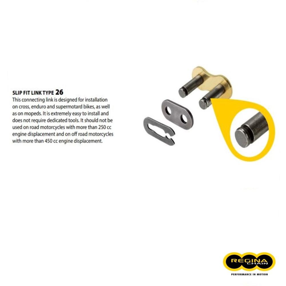 Reg-26/135Rx3 Regina Connecting Link (Clip Link)