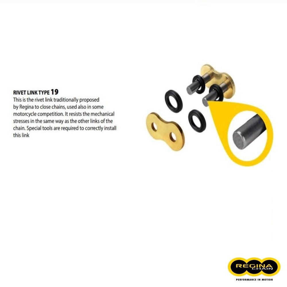 Reg-19/136Zrp2 Regina Connecting Link (Solid Pin)