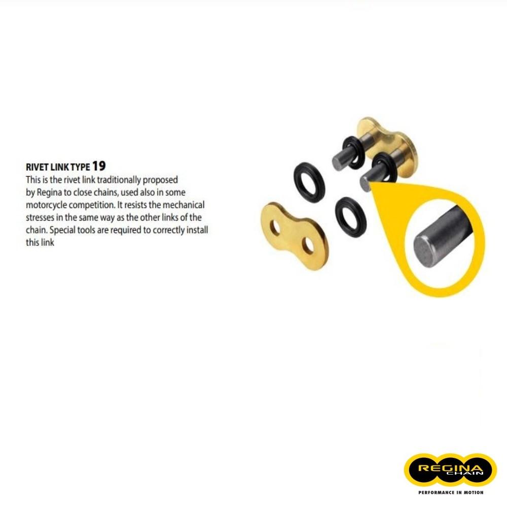 Reg-19/126Sp5 Regina Connecting Link (Solid Pin)